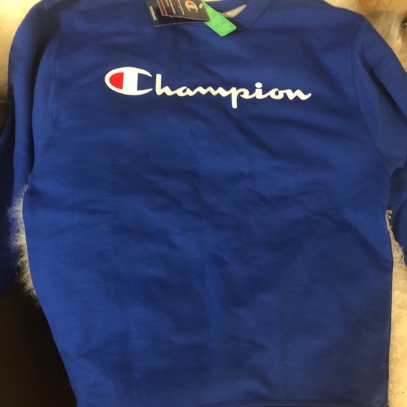 SOLD!!BNWT Stunning Royal Blue Champion men’s SS sz S! - Picture 4 of 10